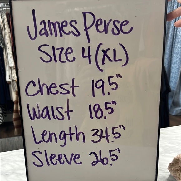 James Perse French Terry Trench Long Sleeve Jacket with Pockets Size 4/XL - Picture 11 of 14